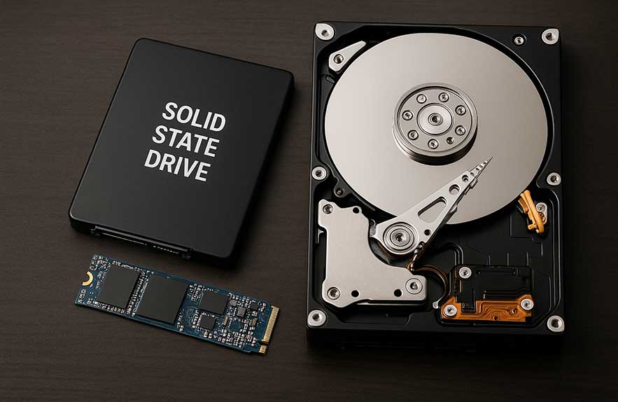external ssd vs hdd comparison showing storage devices side by side for better upgrade decisions